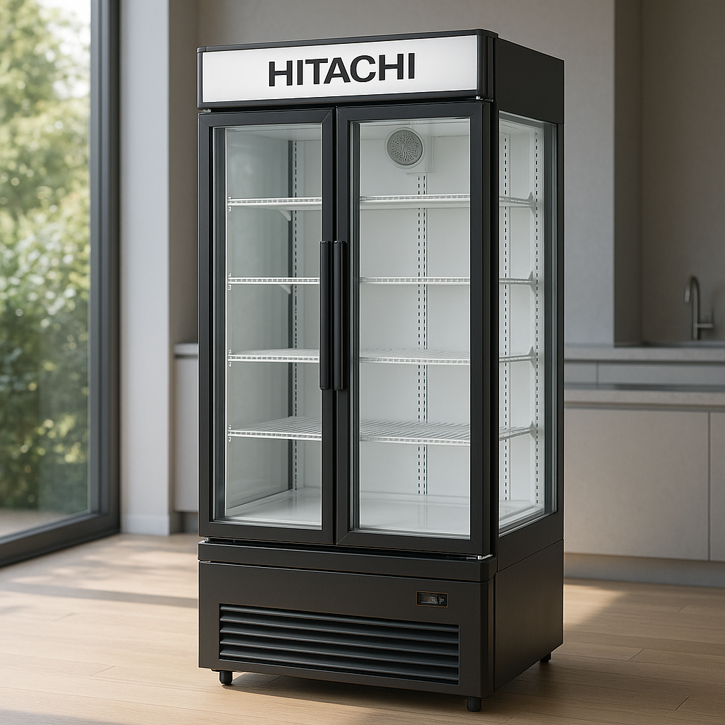 ویژگی‌های طراحی یخچال ویترینی هیتاچی