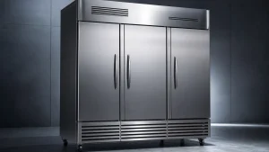 یخچال صنعتی ماهان با طراحی مدرن و بدنه استیل