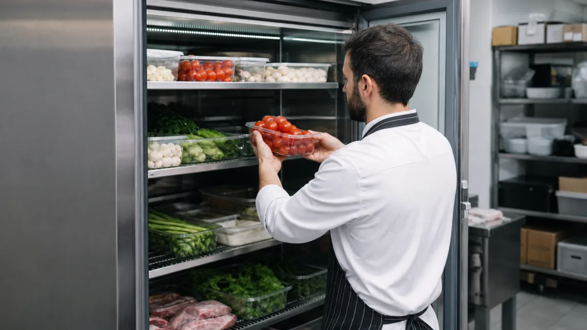 یخچال صنعتی وفایی برای نگهداری تخصصی مواد غذایی