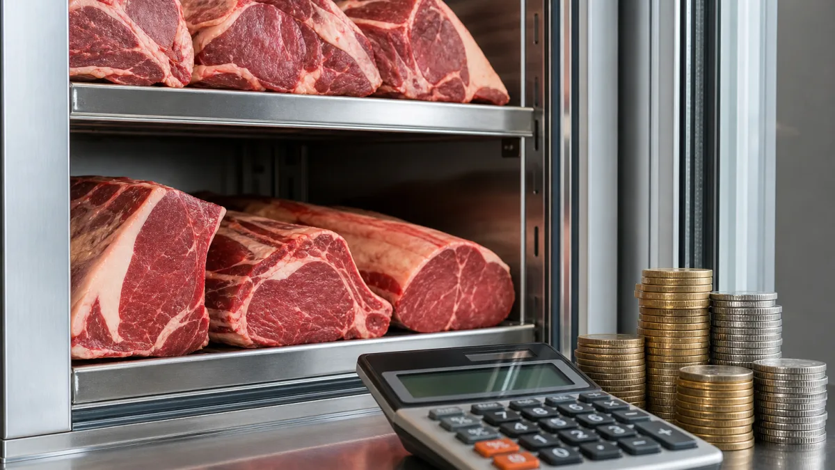 قیمت یخچال صنعتی گوشت بر پایه ظرفیت و دوام بدنه