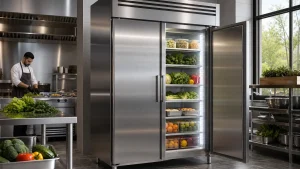 کنترل دمای پایدار برای یخچال صنعتی ایستاده