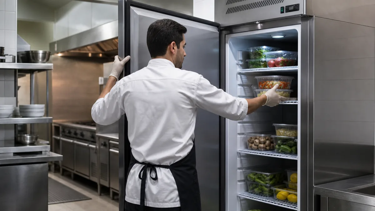 کنترل دمای پایدار برای یخچال صنعتی ایستاده